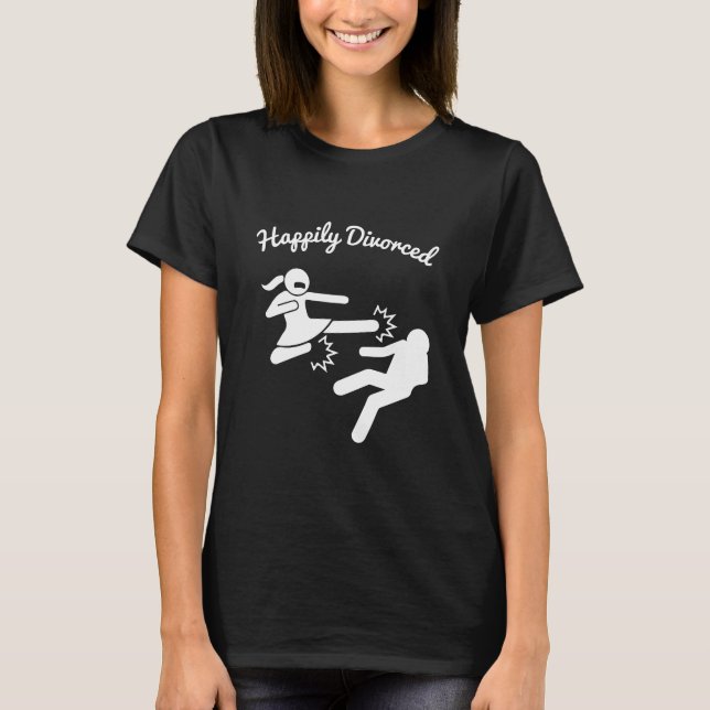 Camiseta Engraçado Divorce Simpatia Ofertas (Frente)