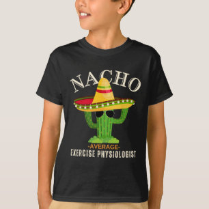 Camiseta Engraçado Dizendo Vintage Nacho Exercício Médio Ph