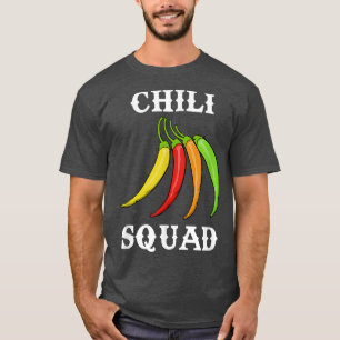 Camiseta Engraçado Dizer Comida Média Jalapeno no Esquadrão