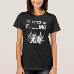 Camiseta Engraçado Dizer Farmer