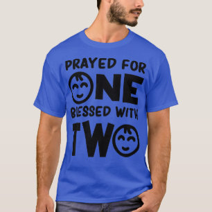 Camiseta Engraçado Dizer Gravidez Gêmeos recém-nascidos