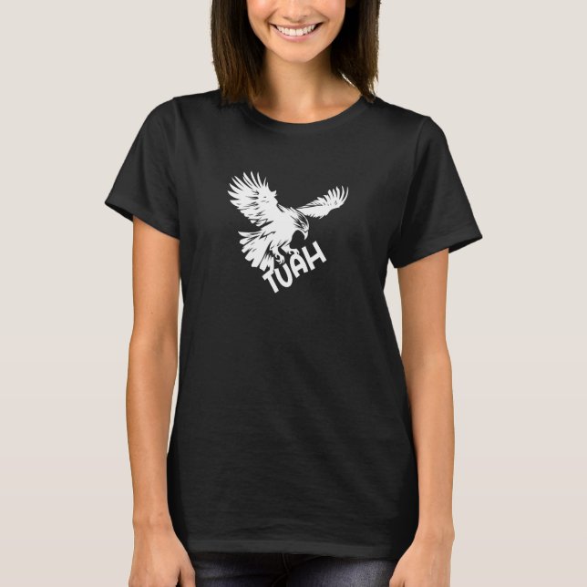 Camiseta Engraçado Dizer Hawk cuspiu Naquela Coisa Viral Tu (Frente)