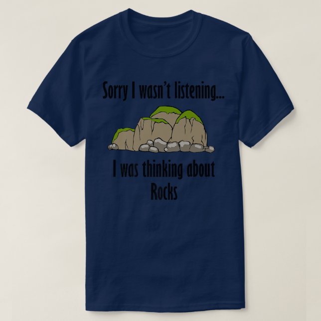 Camiseta Engraçado Dizer Rocks Nature Rockhoning Science Pr (Frente do Design)