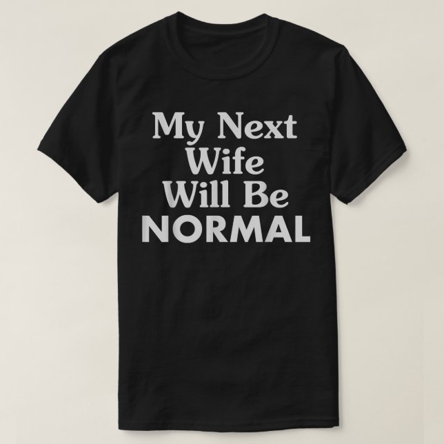 Camiseta Engraçado Dizer Sarcasmo Citar Minha Esposa De Red (Frente do Design)