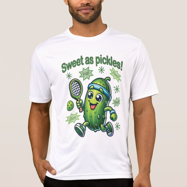 Camiseta Engraçado doce como picles (Frente)