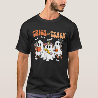 Camiseta Engraçado Docente Fantasma Ou Ensino Leia Mais Liv