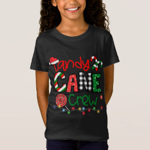 Camiseta Engraçado Docinho Feliz de Natal, Tripulação de Ca