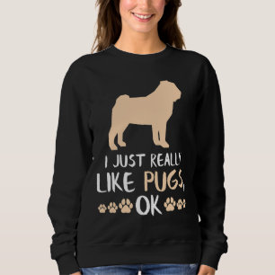Camiseta Engraçado Dói Cachorro Engraçado Pug Mamãe Oferece