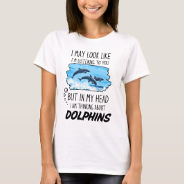 Camiseta Engraçado Dolphin Lover