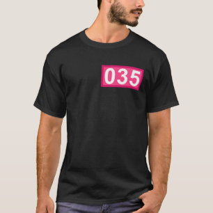 Camiseta Engraçado Dons De 35 Anos Número 035 Patch 35º 