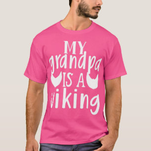 Camiseta Engraçado Dons Para Homens Meu Avô É Um Viking