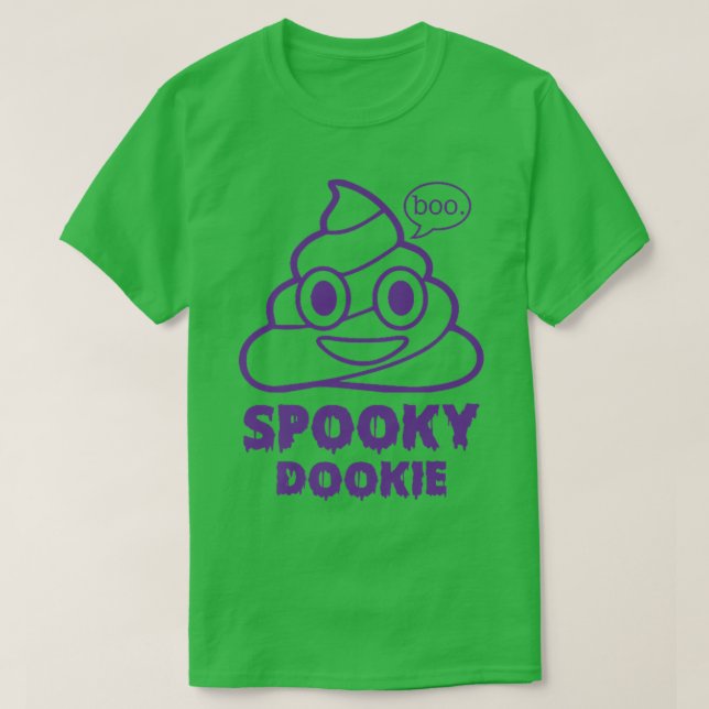 Camiseta Engraçado Dookie Halloween Cute Spooky Season P (Frente do Design)