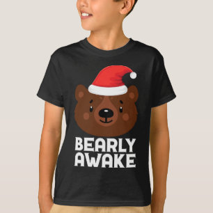 Camiseta Engraçado Dormir Preguiçoso Acorda Cristo do Urso