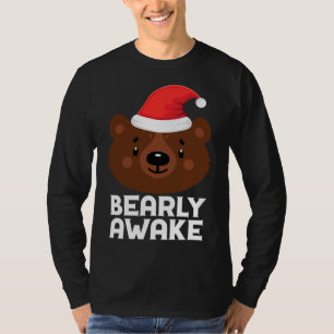 Camiseta Engraçado Dormir Preguiçoso Acorda Cristo do Urso
