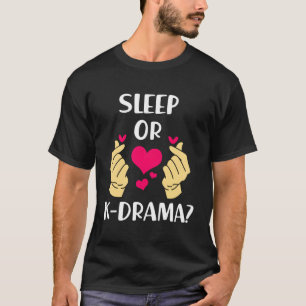 Camiseta Engraçado Drama K Dormindo Ou Kdrama