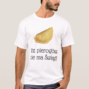 Camiseta Engraçado Dupmpling - Natal Polonês de Pierogi