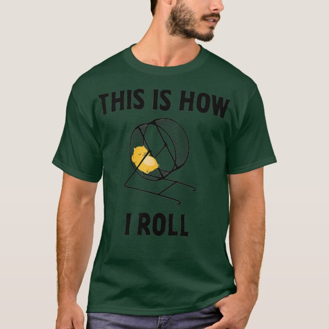 Camiseta Engraçado É Assim Que Eu Enrolo A Roda Da Bola De  (Frente)