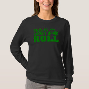 Camiseta Engraçado É Assim Que Eu Giro Golfe Para Os Homens