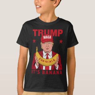Camiseta Engraçado é Banana para Scales Trump Vintage Men W