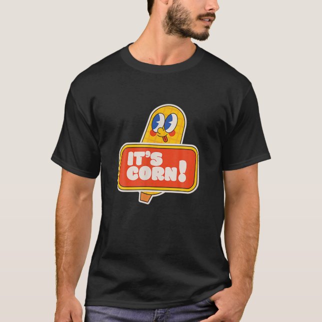 Camiseta Engraçado E Bonito É Milho No Cob (Frente)