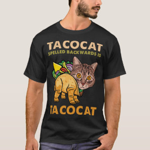 Camiseta Engraçado e bonito Tacocat Taco Cat Ortografado pa