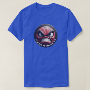 Camiseta Engraçado e descubra o pinto zangado