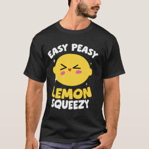 Camiseta Engraçado e fácil limão-limão picante-doce
