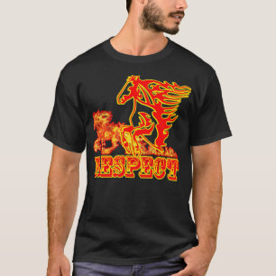 Camiseta Engraçado e ferradura