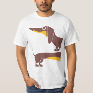 Camiseta Engraçado e fofo dachshund para os pais de cães lo