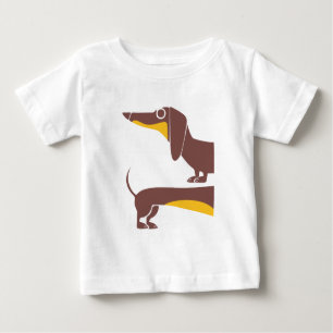 Camiseta Engraçado e fofo dachshund para os pais de cães lo