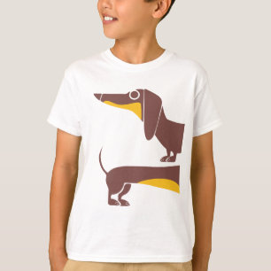 Camiseta Engraçado e fofo dachshund para os pais de cães lo