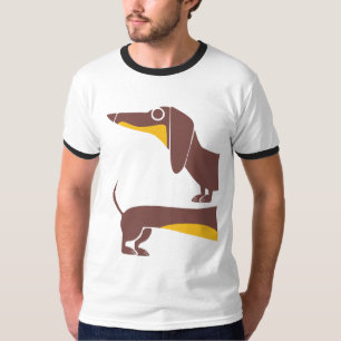 Camiseta Engraçado e fofo dachshund para os pais de cães lo