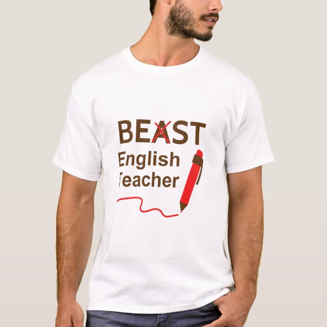 Camiseta Engraçado e maluco, besta ou melhor professor de i (Frente)