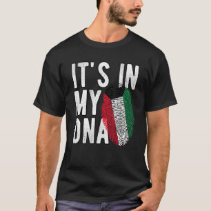 Camiseta Engraçado é no meu DNA Kuwait bandeira Impressão d