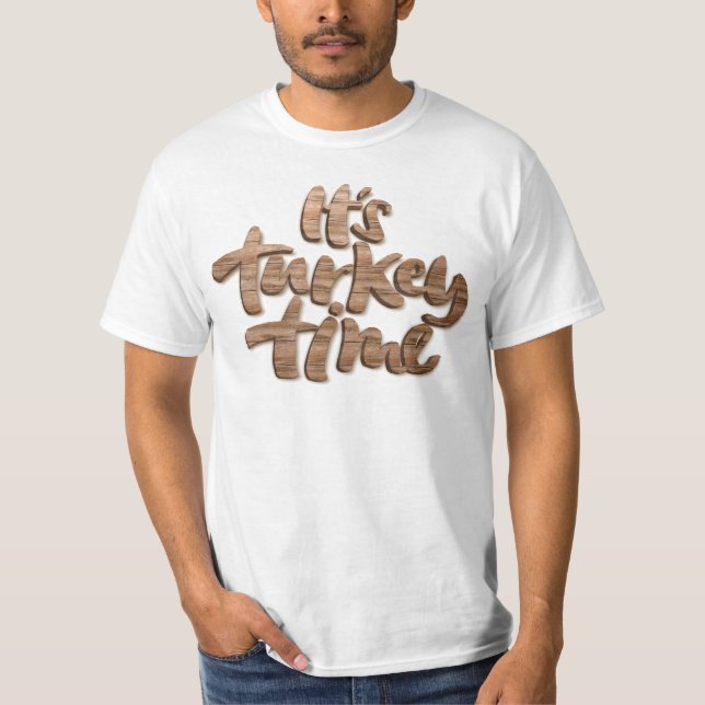 Camiseta Engraçado É O Janto de Ação de Graças da Turquia D (Frente)