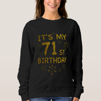 Camiseta Engraçado É O Meu Nascimento De 71 ruas De 71 Anos
