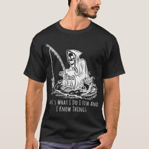 Camiseta Engraçado É O Que Eu Faço Citação Pesca Homens Mu