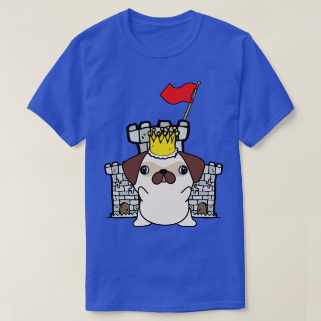 Camiseta Engraçado É O Rei Do Castelo (Frente do Design)