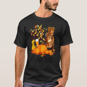 Camiseta Engraçado É Outono Pessoal American Pit Bull de Ra