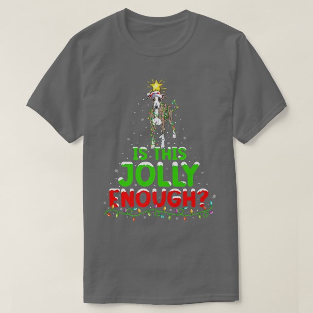 Camiseta Engraçado É Que Este Jolly É Suficiente Para O Gre (Frente do Design)