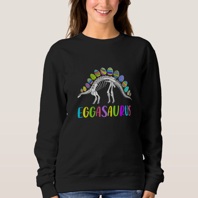 Camiseta Engraçado Eggasaurus Stegosaurus Egg Dinosaur Happ (Frente)