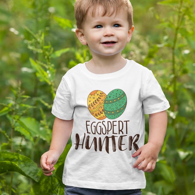 Camiseta Engraçado Eggspert Hunter Páscoa Pun Dizendo Humor (Criador carregado)