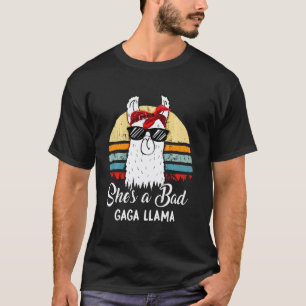 Camiseta Engraçado Ela É Uma Llama Mãe Mamãe Avó Ruim Gaga