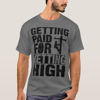 Camiseta Engraçado eletricista dotado de energia elétrica