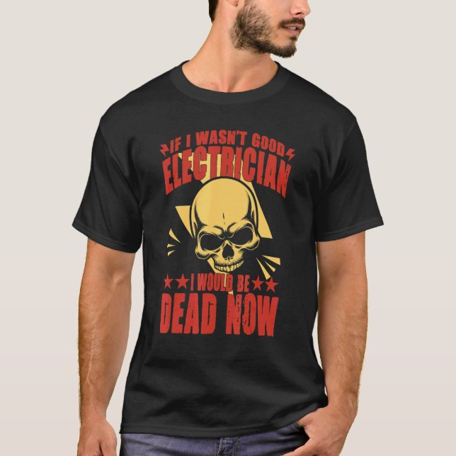 Camiseta Engraçado eletrônicos técnico elétrico el (Frente)