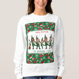 Camiseta Engraçado Elf Sua Família De 7 Doces De Natal Feio