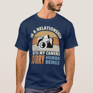 Camiseta Engraçado em relação ao cinema e ao amor pela câme