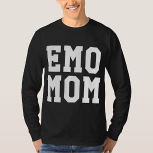 Camiseta Engraçado Emo Mãe Gótico Punk Dia de as mães Gift