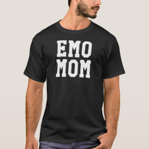 Camiseta Engraçado Emo Mãe Gótico Punk Dia de as mães Gift