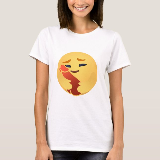 Camiseta Engraçado Emojis Facebook (Frente)